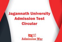 JNU admission Circular 2019-20