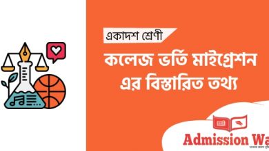 কলেজ ভর্তি মাইগ্রেশন