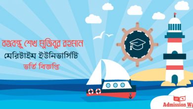 মেরিটাইম ভর্তি বিজ্ঞপ্তি