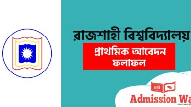 রাবি প্রাথমিক ফলাফল