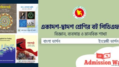 একাদশ-দ্বাদশ শ্রেণির বই পিডিএফ