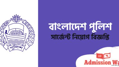 বাংলাদেশ পুলিশ সার্জেন্ট নিয়োগ বিজ্ঞপ্তি